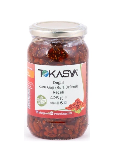 Tokasya Kuru Goji Kurt Üzümü Reçeli 425 G