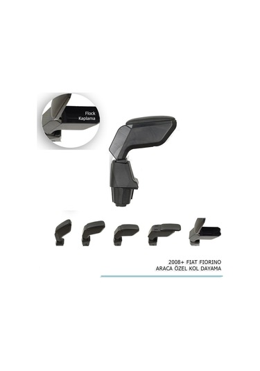FİAT FİORINO ARACA ÖZEL KOL DAYAMA SİYAH 2008+