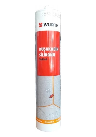 Würth Duşakabin Silikonu Şeffaf 310 Ml