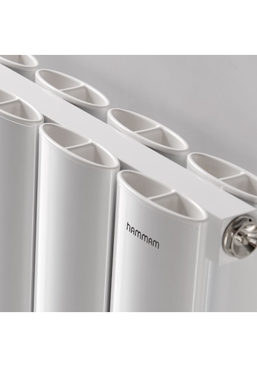 600mm x 1195mm Lilac Yüksek Isı Kapasiteli Dekoratif Yatay Beyaz Alüminyum Radyatör