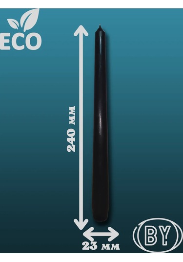 Kandlefo Konik Ağlayan Tam Renkli Mumlar 340982284 Siyah