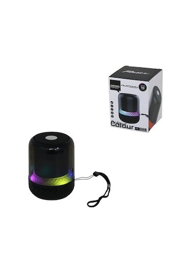 Kavanoz Modeli - Mika Gövde Bluetooth Wireless Mini Hoparlör Speaker Usb Şarjlı - Işıklı 5w Pl-4445 5131