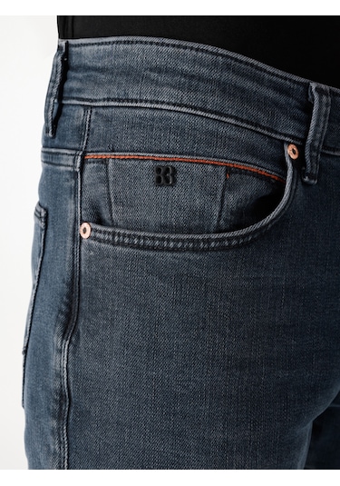 Colins 041 Danny Slim Fit Düşük Bel Düz Paça Koyu Mavi Erkek Pantolon Cl1065256 001