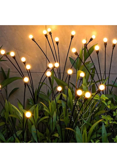 Vkemall Danlıkt Bahçe Işıklı Sokağı, Güneş Enerjili Led Kelebek Işıkları, Otomatik Açma/kapama, Ip65 Yağmur Dayanıklı, 8-12 Saat Sürekli Aydınlatma Siyah