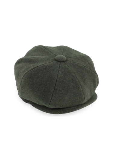 Superstorm Erkek Yün Newsboy Kasket Ingiliz Flat Cap Şapka