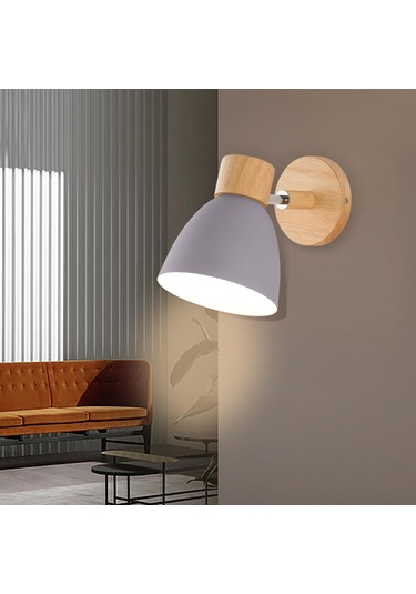 Suntek Modern Basit Duvar Işık Fikstürleri Koridor Grisi Gri Gri