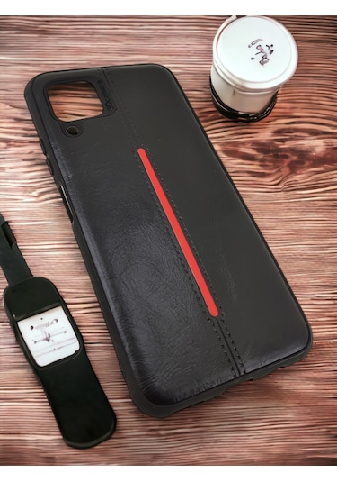 Huawei Uyumlu P40 Lite Deri Desen Kılıf