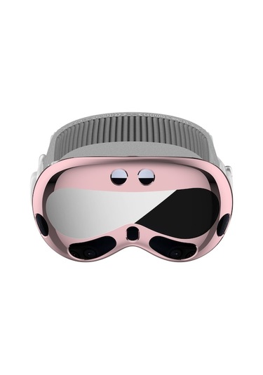 Tongxida  Vision Pro İçin Elektroliz Tpu Koruyucu Kılıf Vr Gözlük Aksesuarları Pembe