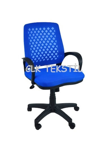 Clk-06 Fileli Petek Ofis Büro Bilgisayar Koltuğu Sandalyesi Mavi