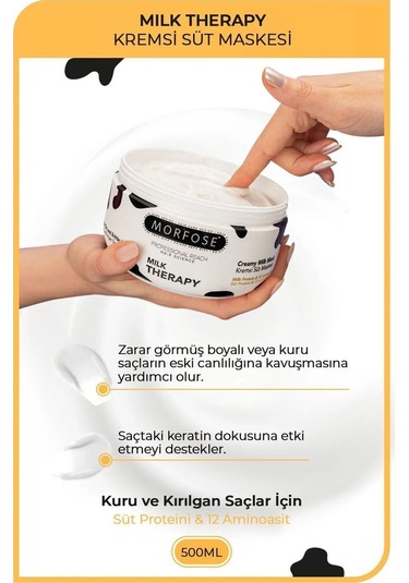 Milk Therapy Kremsi Süt Maskesi 500 Ml - Bakım Ve Canlılık - Mrfs
