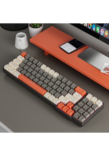 K780 Kompakt Mekanik Oyuncu Klavyesi-hot Swap-78 Tuş-switch li