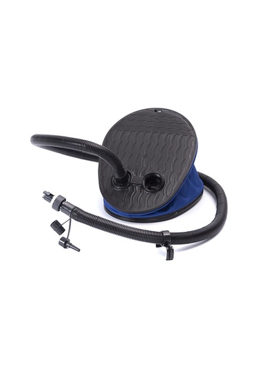 Reedark Mavi Büyük Boy Plastik Ayaklı Pompa - Lastik Bot, Kayık, Balıkçı Botu İçin Şişirme/havalandırma 2'li Fonksiyonlu - 3 Fişli