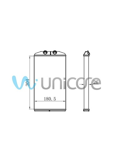 UNICORE IVECO DAILY 2014+ 300*180 KALORİFER RADYATÖRÜ 42569370