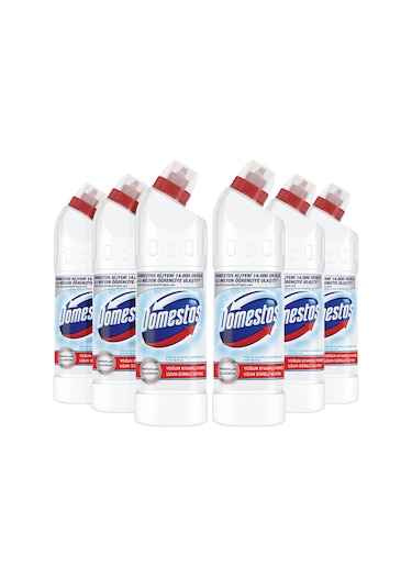 Domestos Yoğun Kıvamlı Çamaşır Suyu Kar Beyazı 6 x 750 ML