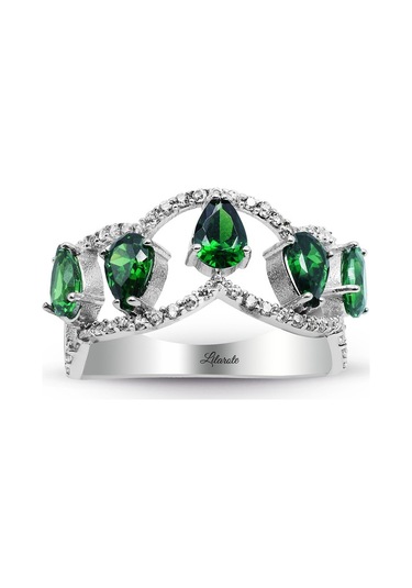 Damla Zümrütlü Su Yolu Yüzük