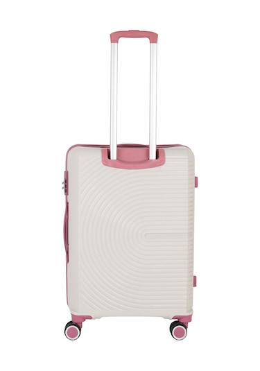 Mçs Polipropilen Valiz V374 65 Cm S21yy100000665 00434 Kemik/koyu Pudra Kemik - Pembe