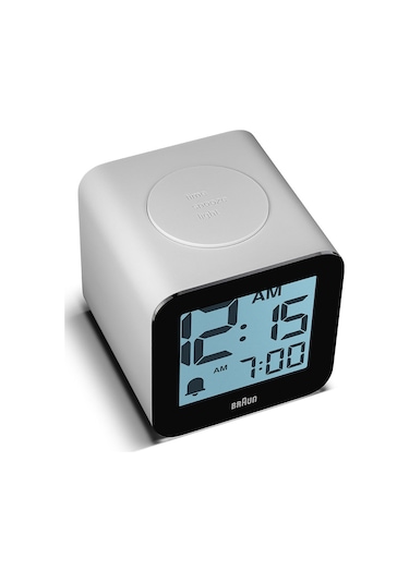 Braun Bc25wp Beyaz Time Speaking Dijital Alarmlı Masa Saati