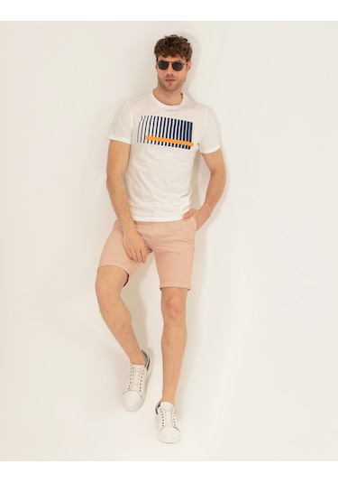 Pierre Cardin Erkek Turuncu Şort / Bermuda 50264862-vr051 Turuncu