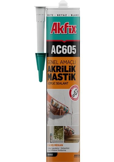 Akfıx Ac605 Akrilik Mastik