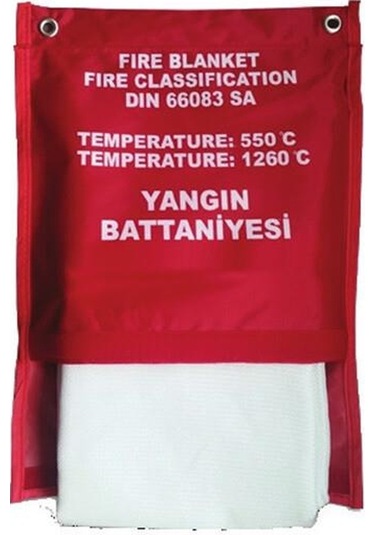 Yangın Battaniyesi 1x1,5 Metre