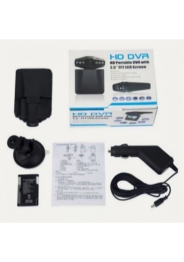 Xindoker 6 Led Kızılötesi Gece Görüşlü Araç Kamerası - 2.4" Hd Kayıt Cihazı