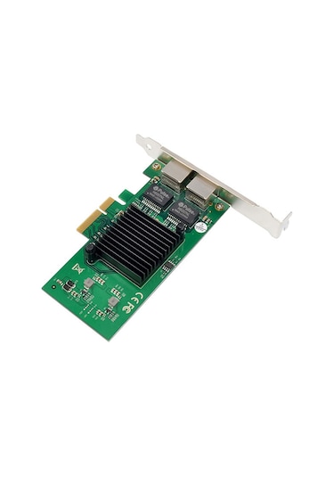 PCIE X4 çift RJ45 Gigabit Ethernet sunucu çift bağlantı ethernet kartı