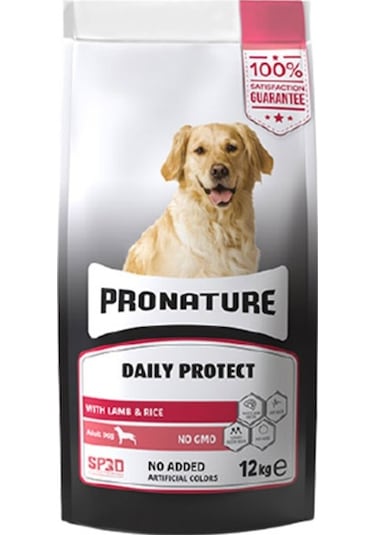 Pronature Kuzu Etli Pirinçli Yetişkin Köpek Maması 12 KG