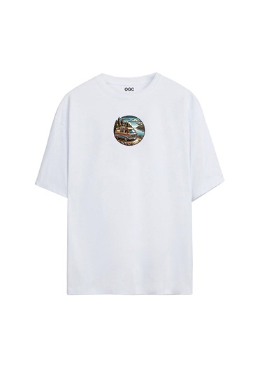 Ogc Karavan Oversize Unisex T-shirt Beyaz
