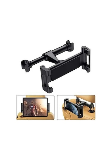 Dancemonkey Araba Koltuk Tembel Telefon Tutucu - Siyah Siyah