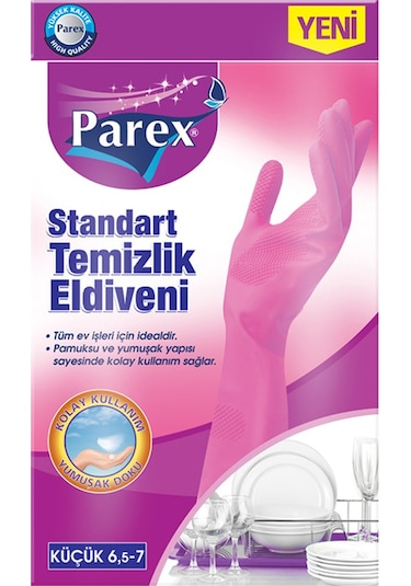 Parex Standart Temizlik Eldiveni Mor S
