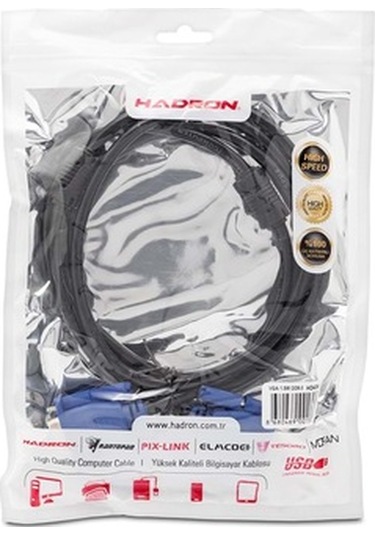 1.5 METRE Hadron HN4034 1.5 MT VGA KABLO EKRAN TV VGA PROJEKSİYON
