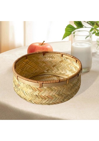 Suntek Dokuma Meyve Sepeti Masaüstü Oturma Odası Için S Kahverengi