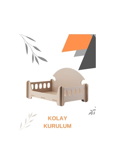 Taht Kedi Köpek Yatağı Ergonomik 30 50 Cm Yıkanabilir Duck Kumaş Minderi Ile Beraber