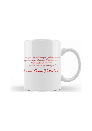 Anneler Günü Annelere Hediye 059 Kupa Bardak Porselen Karışık