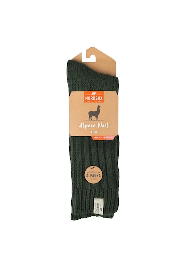 Bolero Nordsox E31 Erkek Alpaka Yün Soket Çorap 41-45 Nefti