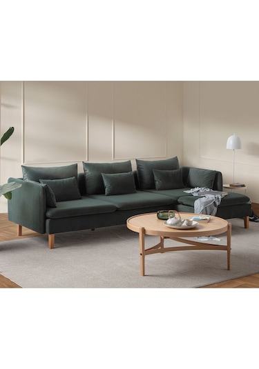 Flexy Köşe Koltuk Takımı Yeşil