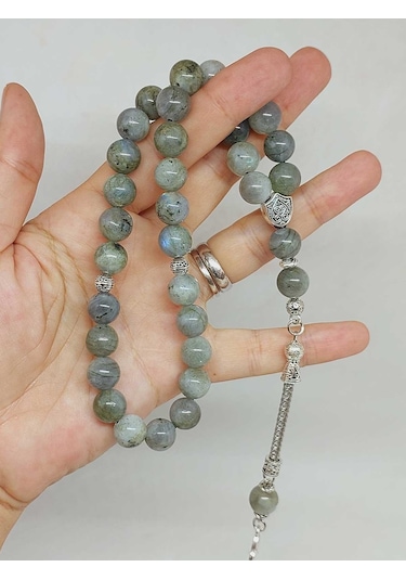 Yasamtohumu Labradorit Taşı 33lük Tesbih 10mm 9300 Çok Renkli