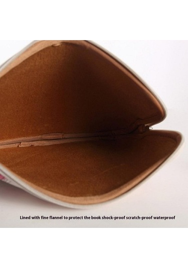 Ebitda Lisen 39x27,5x1,5 Cm 15,6 Dizüstü Bilgisayar Taşıma Çantası - Bej Karikatür Tasarım Çok Renkli