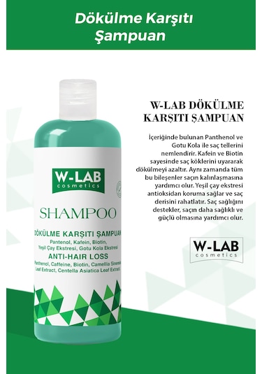 W-Lab Cosmetics Dökülme Karşıtı Şampuan 400 ML