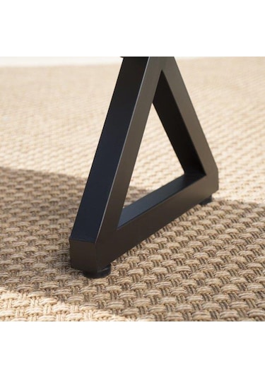 Metal Tasarım Bench Ahşaplı Dış Mekan  Bankı