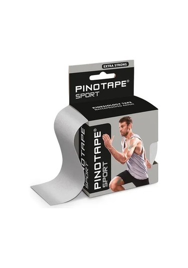 Pino Tape Sport Sporcu Ağrı Bandı 5 CM x 5 M Gri