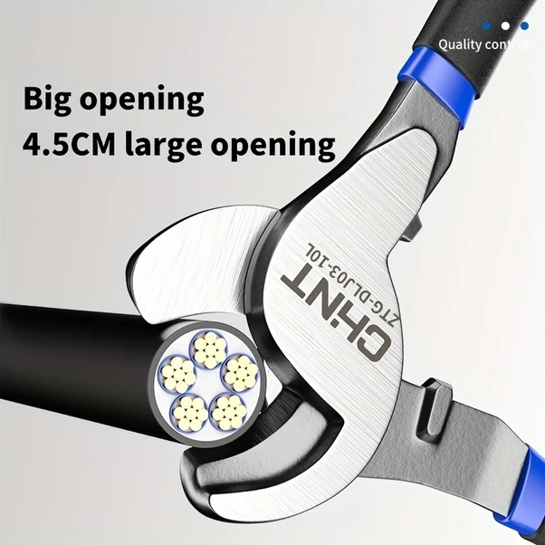 Gateesat 10 İnç Profesyonel Kablo Makası Ve Sıyırıcı Kaymaz Tutamak Dayanıklı Kesim