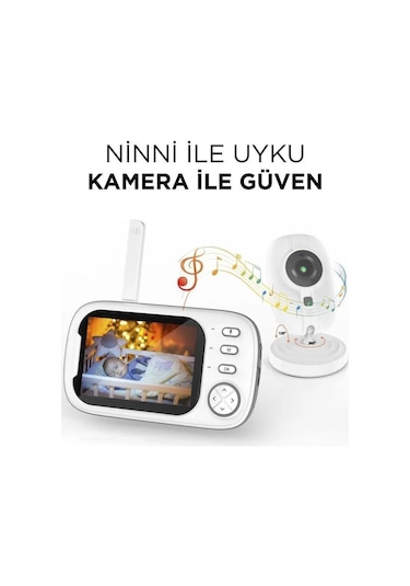 Torima Abm600 Monitörlü Smart Ip Full Hd Akıllı Bebek Kamerası Monitörü Telsiz Güvenlik Kamerası