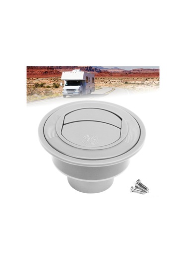 Qingmipy Abs Plastiği Konforlü Açık Hava Çıkış Grubu, 100/76/47mm, Araç, Otobus, Karavan Uyumlu, Kolay Kurulum, Dayanıklı