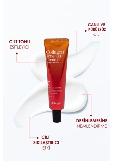 Collagen Tone-up Cream Aydınlık Ve Eşitlenmiş Cilt Kolajen İçerikli Yüz Kremi 30ml