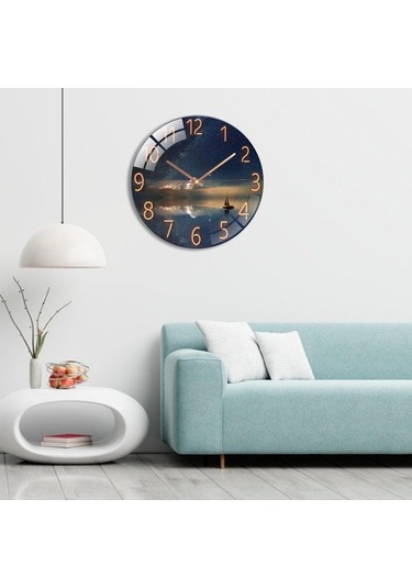 Goldenqian Duvar Saati 6f283p ÇOk Renkli