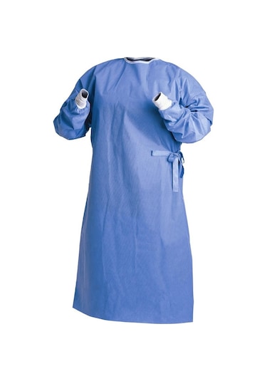 Tek Kullanımlık Hastane Doktor Önlük Mavi 50 Adet