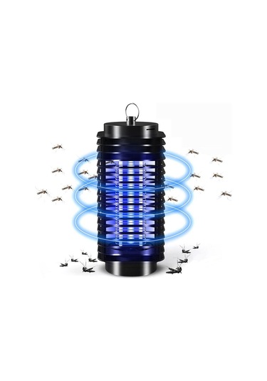 Springsun Sessiz Led Isı Lambası 110v-220v, Dışarıda Kullanım İçin Dayanıklı Pvc, Mor Işıkla Etkin Sinek Öldürücü, Siyah, Küçük Avrupa Standartı Çok Renkli