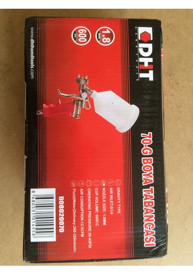 Dht G-70 Üst Depolu Boya Tabancası Boya Tabanca 1.8 Mm