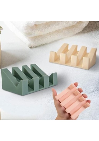 Novahub Bej Sabunluk Pratik Kaymaz Kolay Erişim Sabunluk Sabunluk Mutfak Süngeri Depolama Rafı Sabun Kutusu Duş Odası İçin Bej